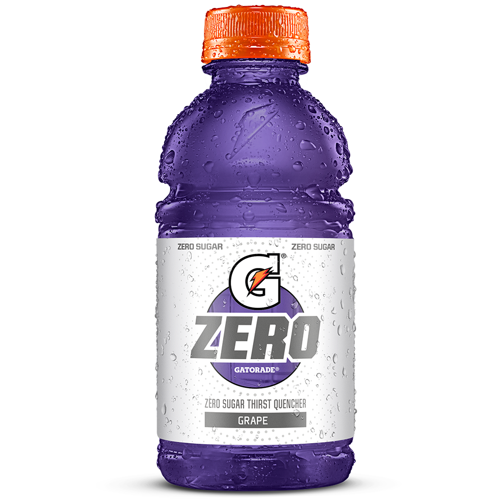 Gatorade Zero Sugar Grape 12oz PepsiCo School Source K12 Foodservice